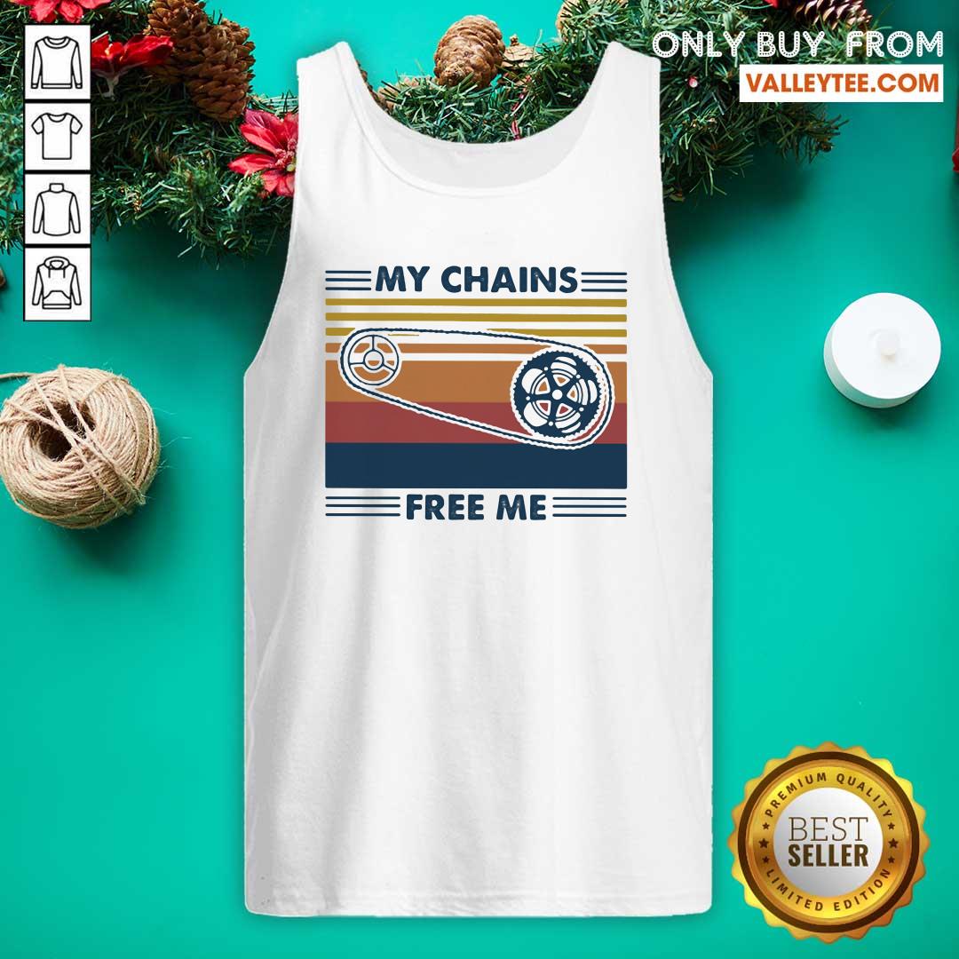 Important My Chains Free Me Cycling Vintage Shirt