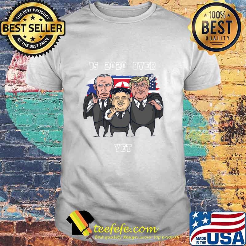 Is 2020 Over Yet Joe Biden Trump Celebration American Flag Shirt