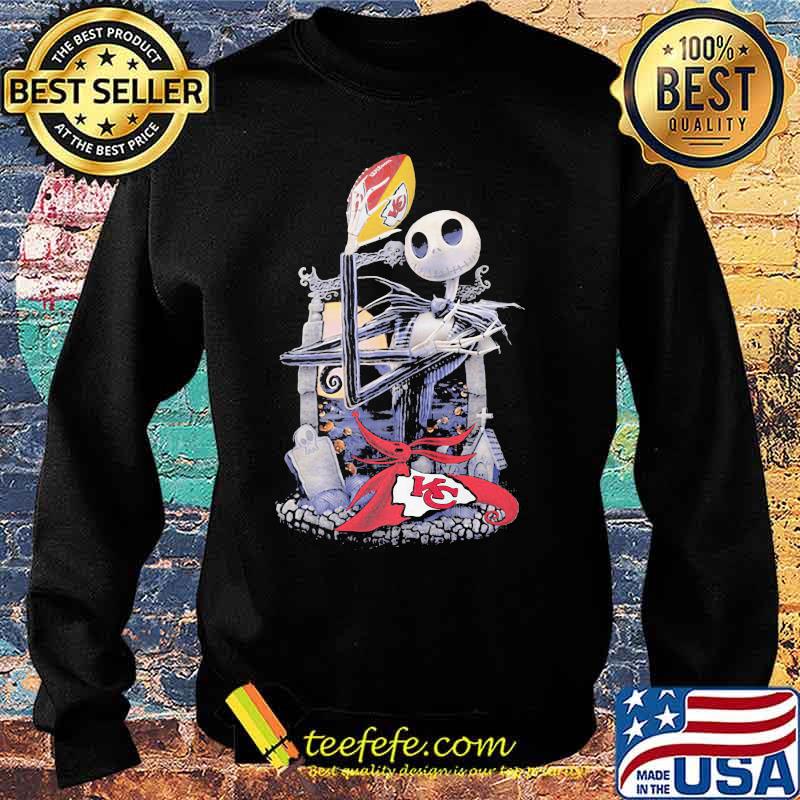 Jack Skellington Kansas City Football Shirt Sweater Jack Skellington Kansas City Football Shirt Sweater