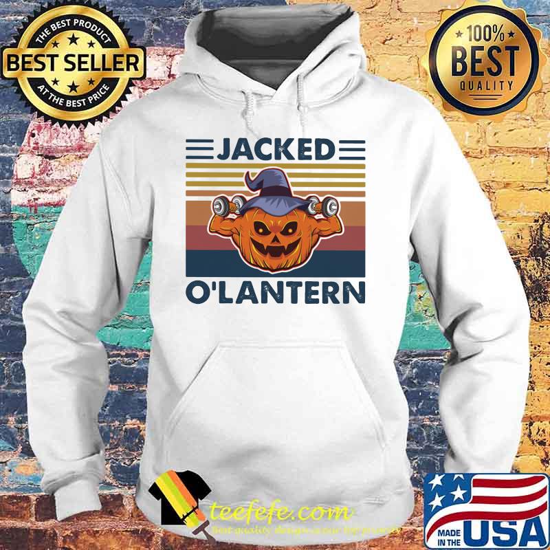Jacked O'lantern Pumpkin Witch Weight Lifting Halloween Vintage Shirt Hoodie Jacked O'lantern Pumpkin Witch Weight Lifting Halloween Vintage Shirt Hoodie
