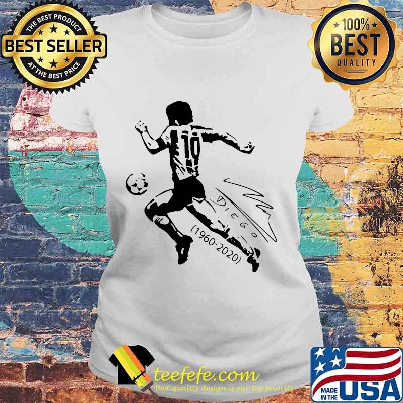 Legend Football Diego Maradona Signuature 1960 2020 Shirt Laides tee Legend Football Diego Maradona Signuature 1960 2020 Shirt Laides tee