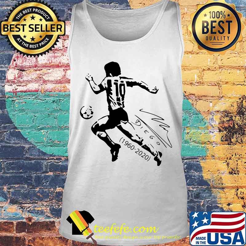 Legend Football Diego Maradona Signuature 1960 2020 Shirt Tank top Legend Football Diego Maradona Signuature 1960 2020 Shirt Tank top