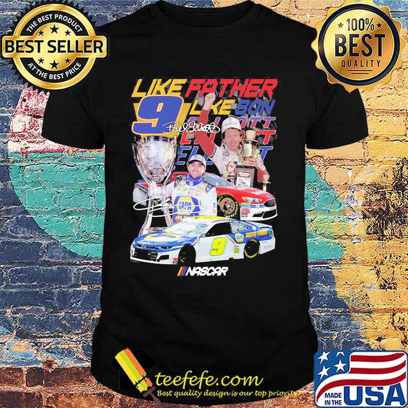 Like Father Like Son Nascar The Cup Signuature Shirt