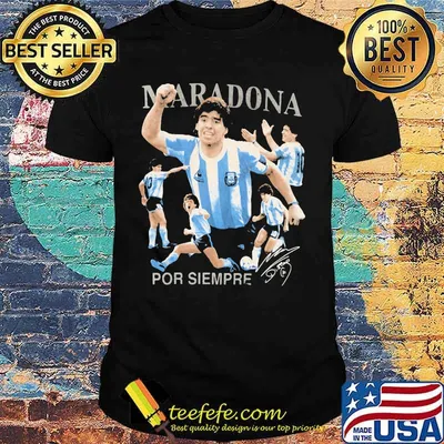 Maradona Por Siempre Signuature Legend Football Shirt