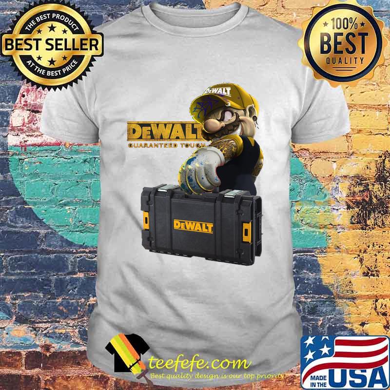 Mario Carries Suitcase Dewalt Guaranteed Tough Shirt Mario Carries Suitcase Dewalt Guaranteed Tough Shirt