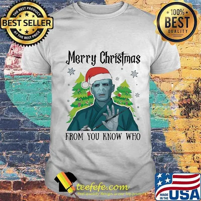 Merry Christmas From You Know Who Santa Shirt
