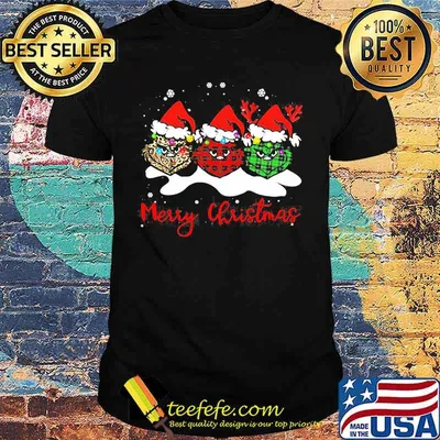 Merry Christmas Grinch Leopard Wear Hat Santa Shirt