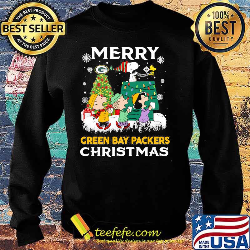 Merry Green Bay Packers Christmas Snoopy Shirt Sweater Merry Green Bay Packers Christmas Snoopy Shirt Sweater
