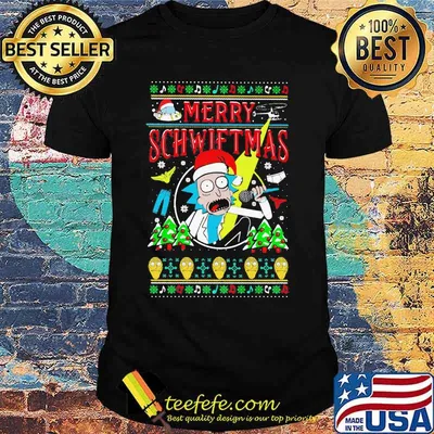Merry Schwiftmas Rick and Morty shirt