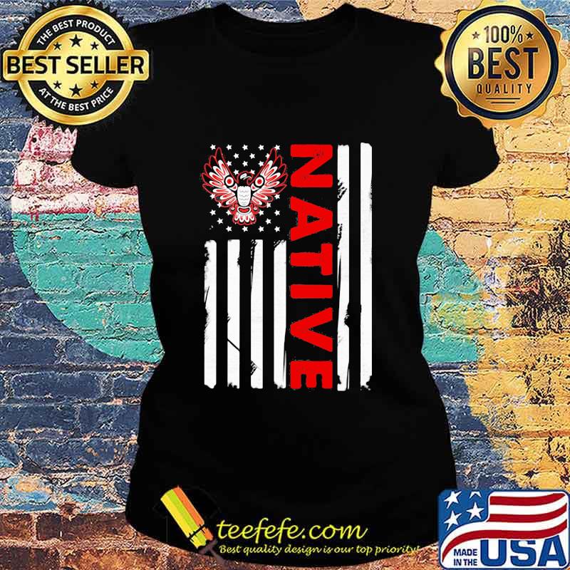 Native Eagle Americam Flag Shirt Ladies tee Native Eagle Americam Flag Shirt Ladies tee