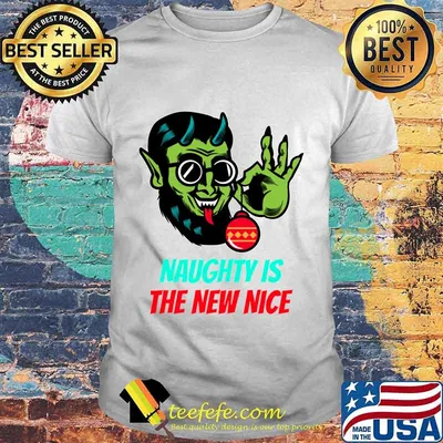 Naughty Is The New Nice Krampus Xmas Shirt