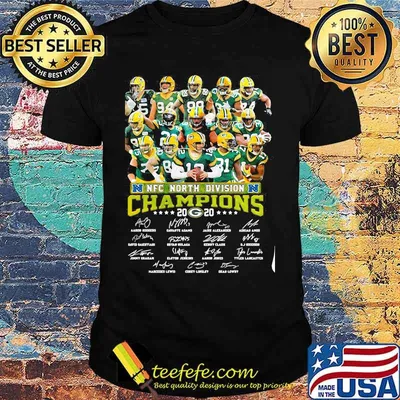 Nfc North Division Champions 2020 Signature Shirt