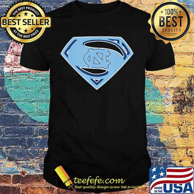 North Carolina Tar Heels Football Superman Shirt