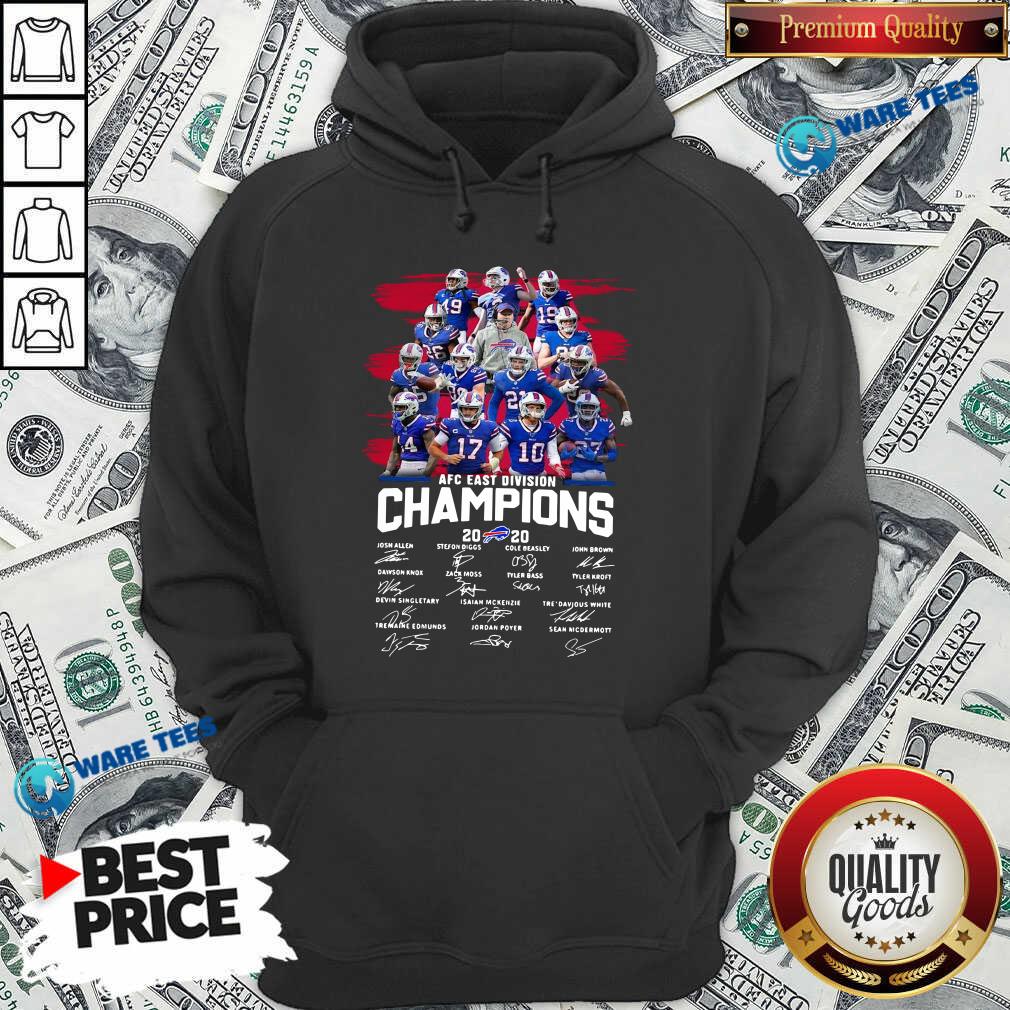 Official Buffalo Bills AFC East Division Champions Signatures Shirt