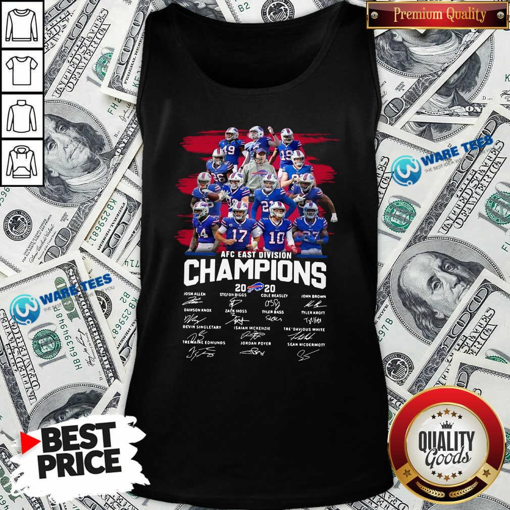 Official Buffalo Bills AFC East Division Champions Signatures Shirt