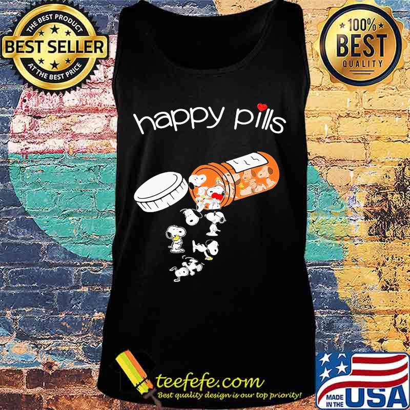 Official Happy Pills Snoopys Shirt Tank top Official Happy Pills Snoopys Shirt Tank top