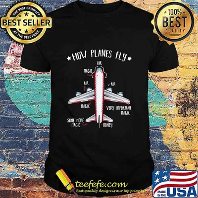Official How Planes Fly Airport Shirt