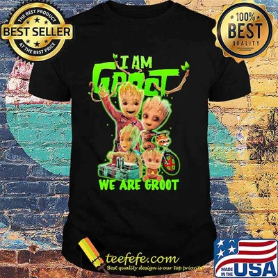 Official I Am Groot We Are Groot Shirt