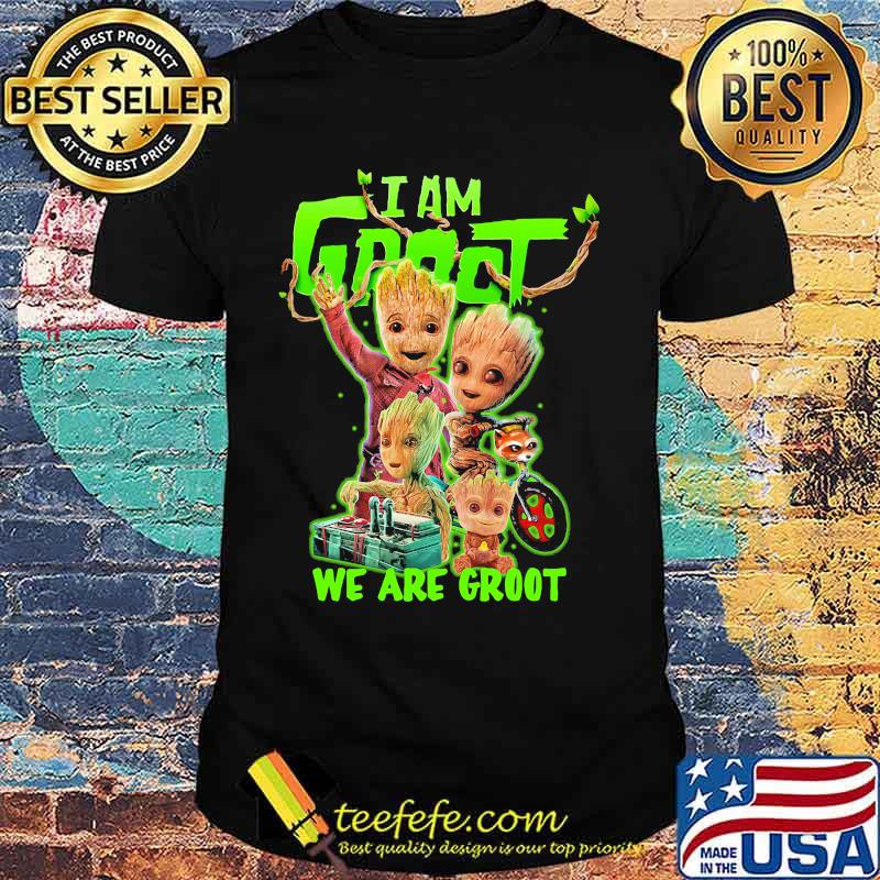Official I Am Groot We Are Groot Shirt
