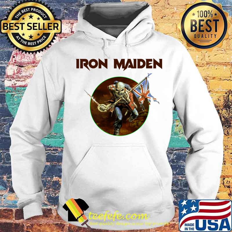 Official Iron Maiden Skull Flag Shirt Hoodie Official Iron Maiden Skull Flag Shirt Hoodie