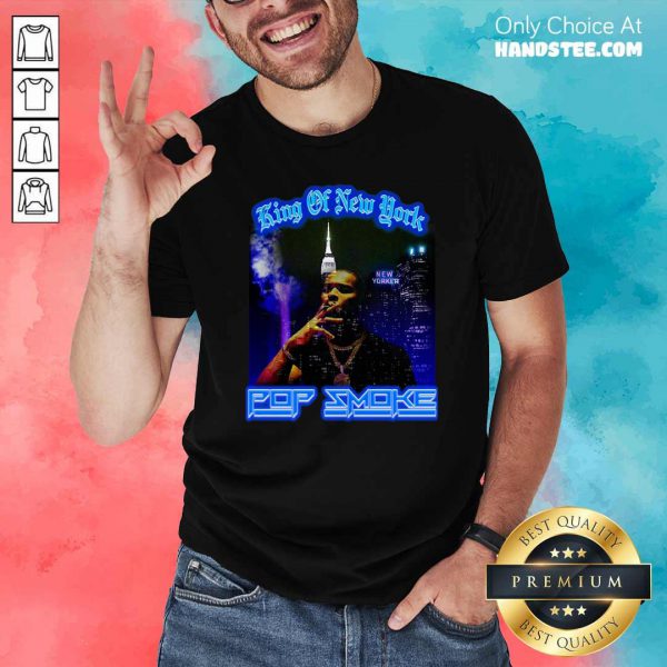 Official King Of New York Pop Smoke Black Shirt