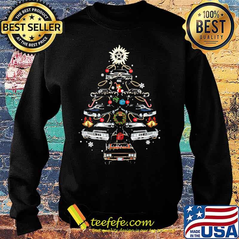 Official Supernatural christmas tree s Sweater Official Supernatural christmas tree s Sweater