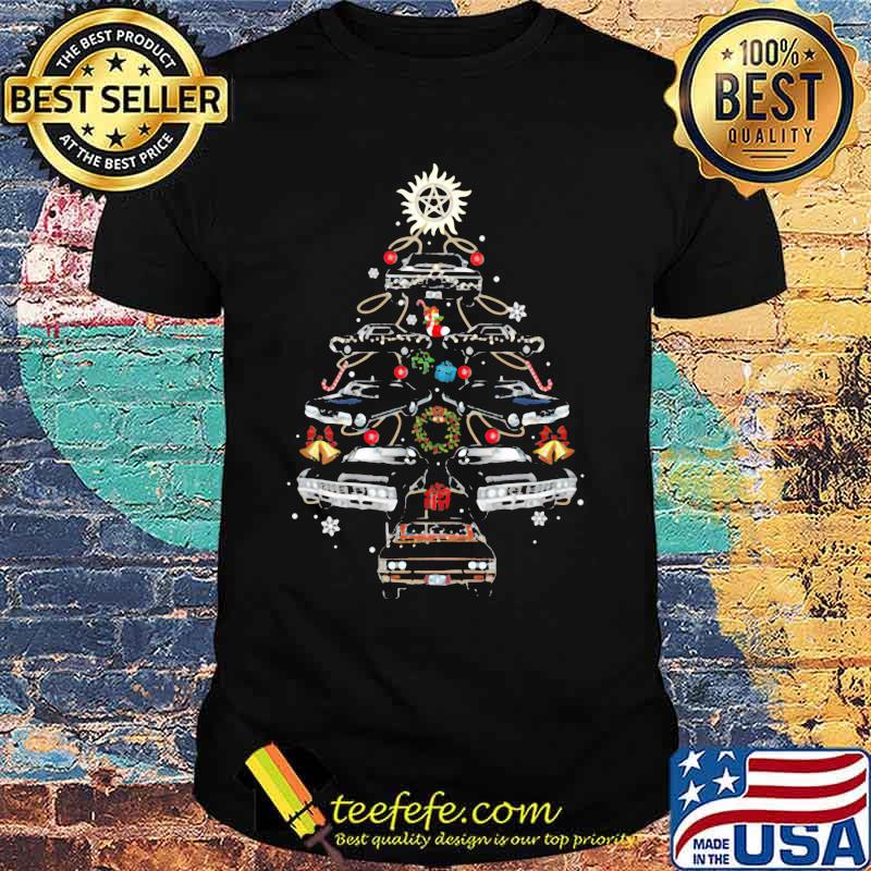 Official Supernatural christmas tree shirt Official Supernatural christmas tree shirt