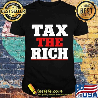 Official Tax The Rich Red White Shirt