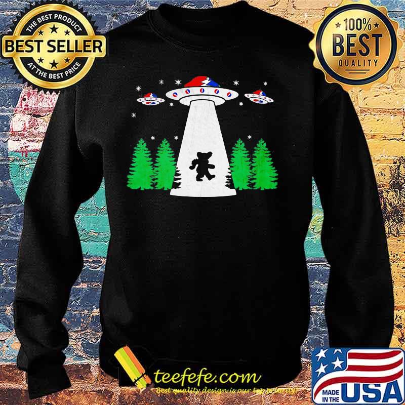 Official Ufos Grateful Dead Dancing Bear Shirt Sweater Official Ufos Grateful Dead Dancing Bear Shirt Sweater