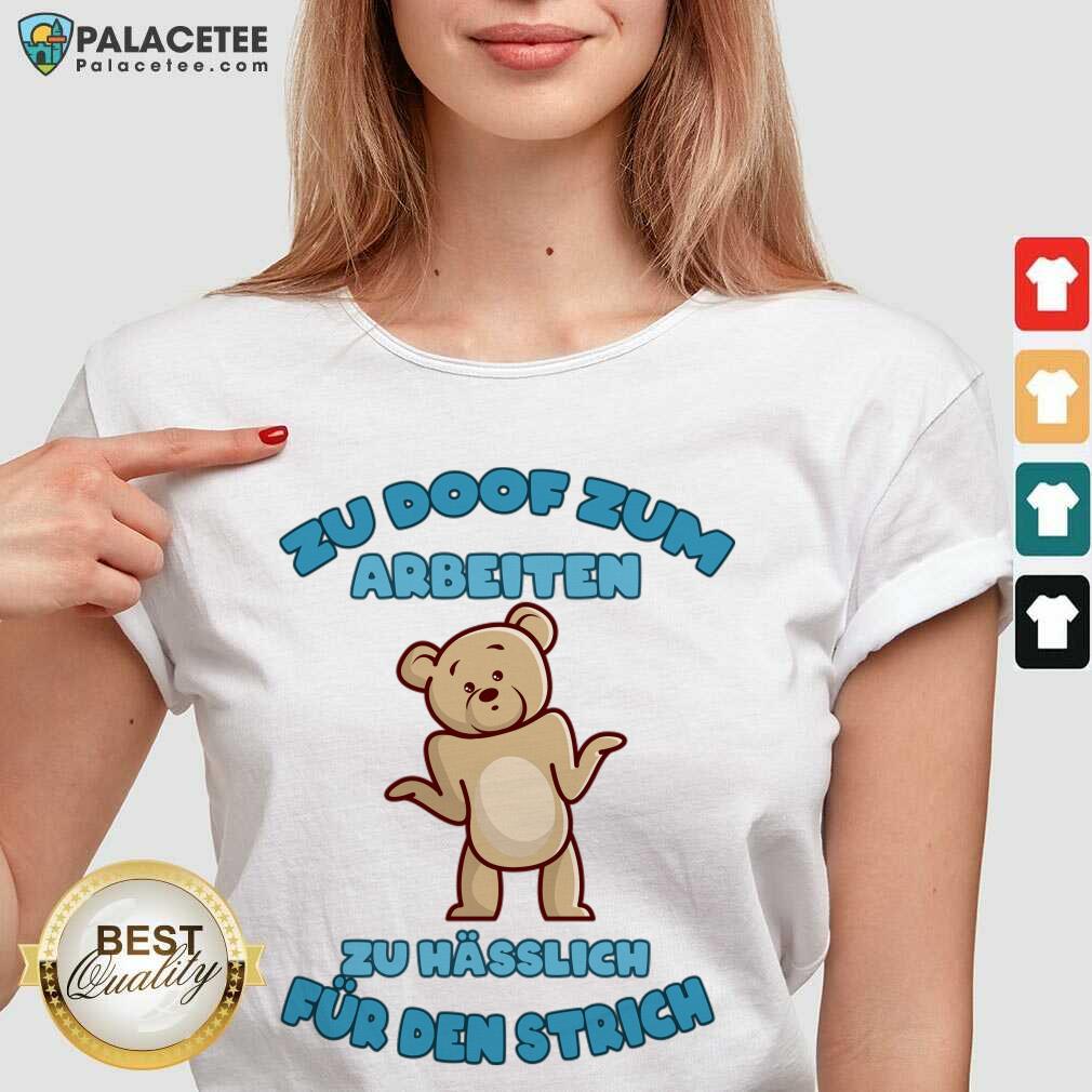 Official Working Doof Life Motto Pessimist Statement Funny Shirt