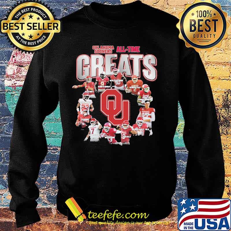 Oklahoma Sooners All Time Greats Player Team Football Shirt Sweater Oklahoma Sooners All Time Greats Player Team Football Shirt Sweater