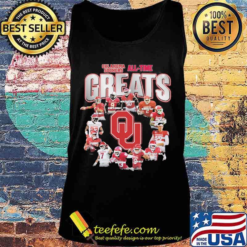 Oklahoma Sooners All Time Greats Player Team Football Shirt Tank top Oklahoma Sooners All Time Greats Player Team Football Shirt Tank top