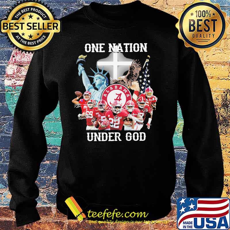 One Nation Under God Football Team Alabama Shirt Sweater One Nation Under God Football Team Alabama Shirt Sweater