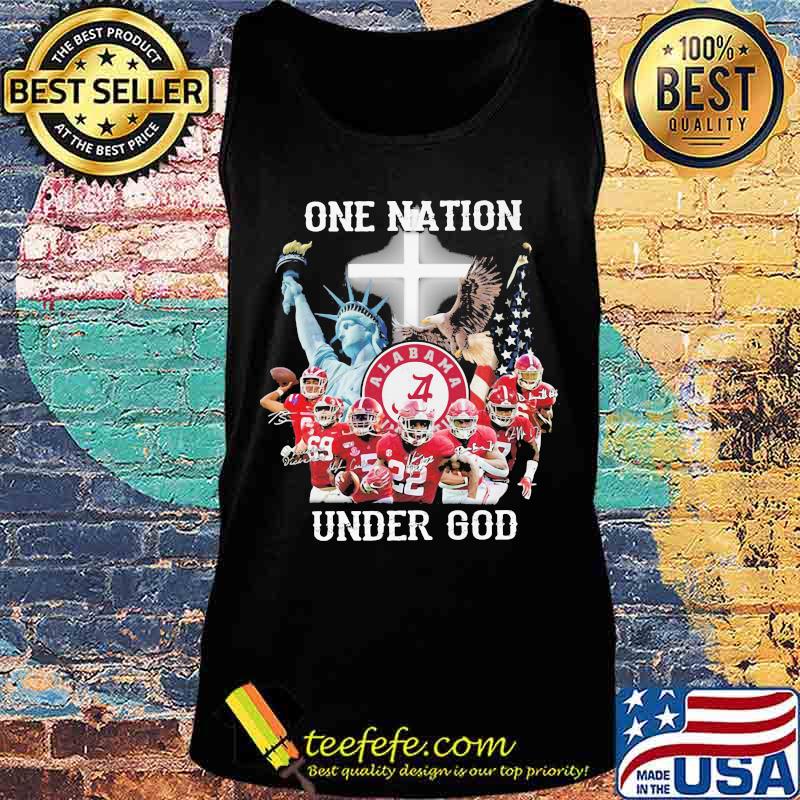 One Nation Under God Football Team Alabama Shirt Tank top One Nation Under God Football Team Alabama Shirt Tank top