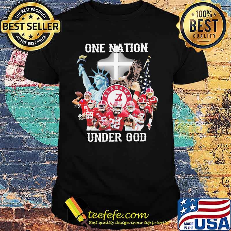 One Nation Under God Football Team Alabama Shirt