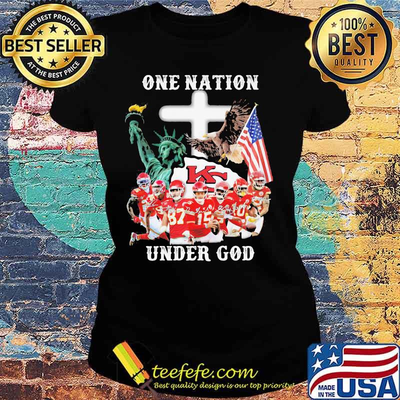 One Nation Under God Liberies American Flag Shirt Ladies tee One Nation Under God Liberies American Flag Shirt Ladies tee