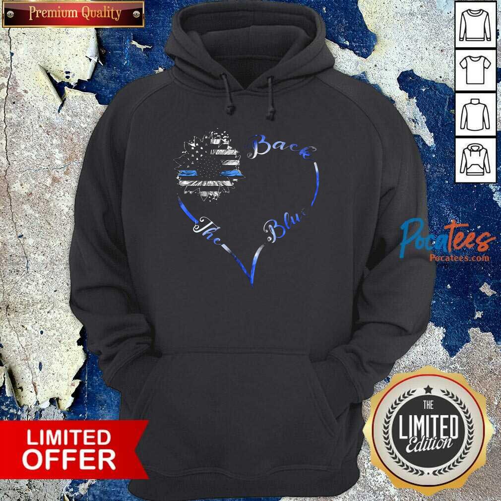 Original Back The Blue Heart Shirt