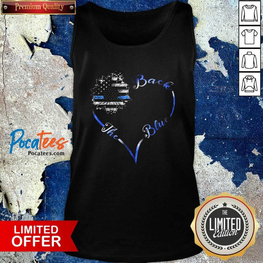 Original Back The Blue Heart Shirt