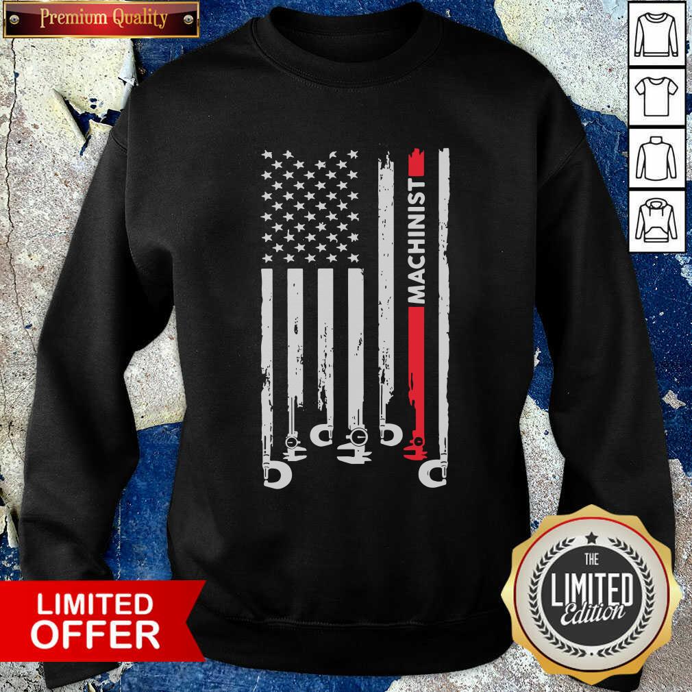 Perfect Machinist American Flag Shirt