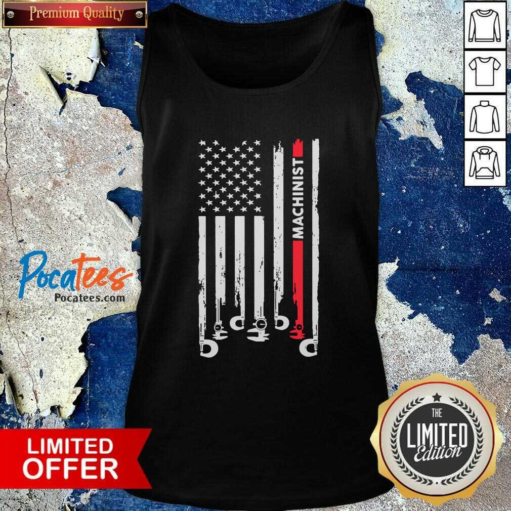 Perfect Machinist American Flag Shirt