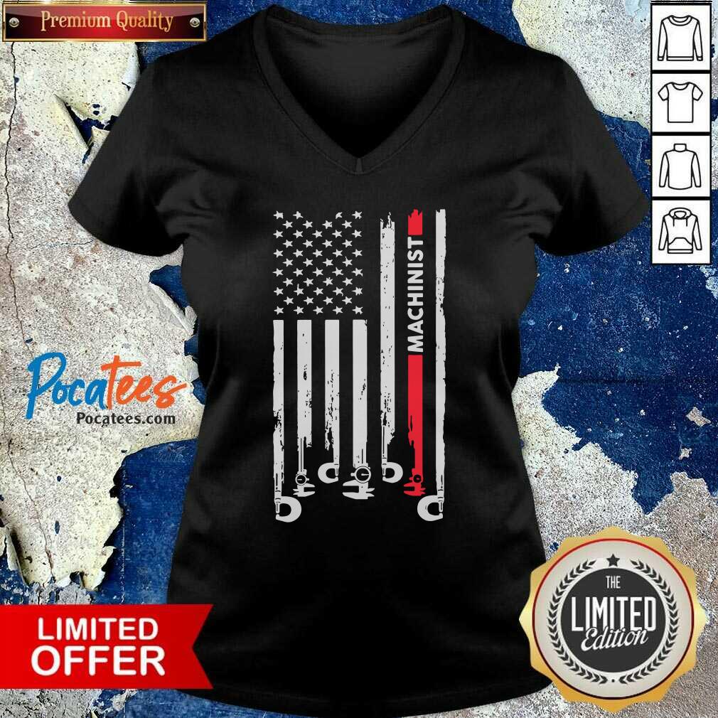 Perfect Machinist American Flag Shirt