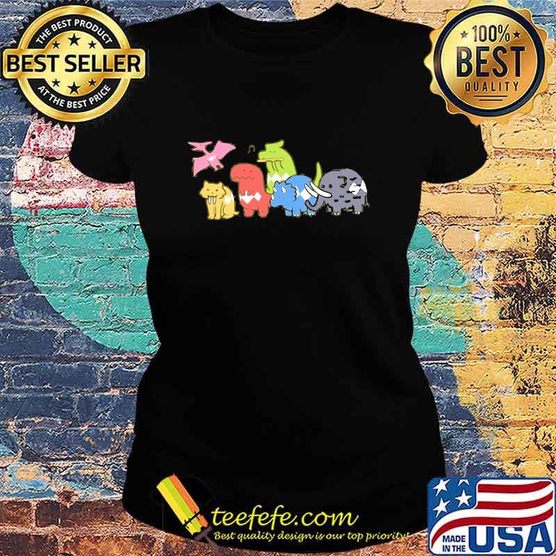 Pet dinosaurs power ranger s Ladies tee Pet dinosaurs power ranger s Ladies tee