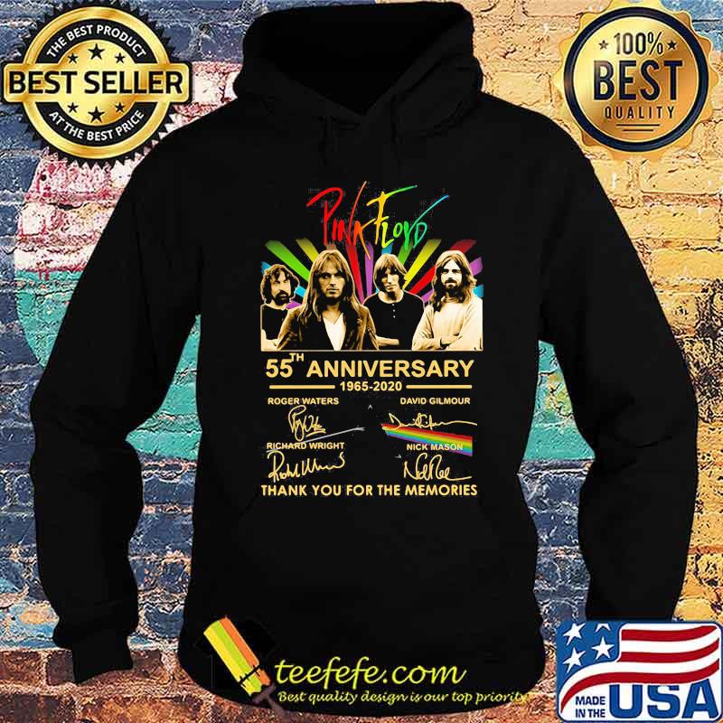 Pink Floyd 55th Anniversary 1965 2020 Thank You For The Memories Signuature Birthday Shirt Hoodie Pink Floyd 55th Anniversary 1965 2020 Thank You For The Memories Signuature Birthday Shirt Hoodie