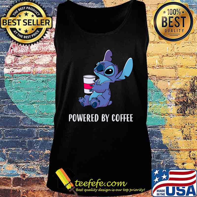 Powered By Coffee Stitch Shirt Tank top Powered By Coffee Stitch Shirt Tank top