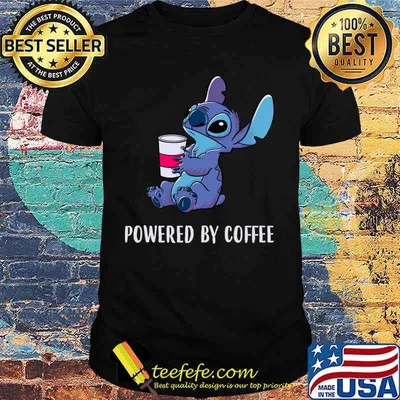 Powered By Coffee Stitch Shirt