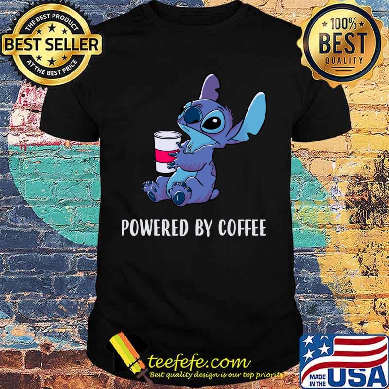 Powered By Coffee Stitch Shirt Powered By Coffee Stitch Shirt