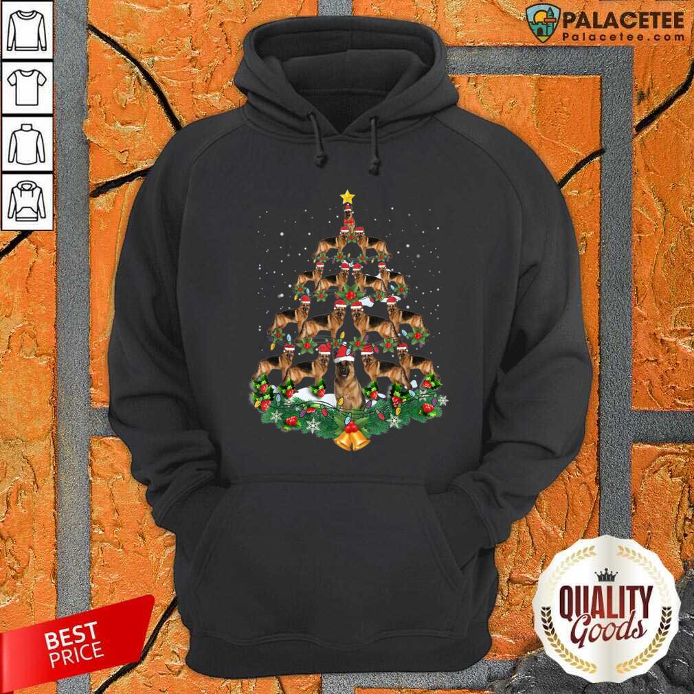 Pretty German Shepherd Dog Christmas Tree Shirt