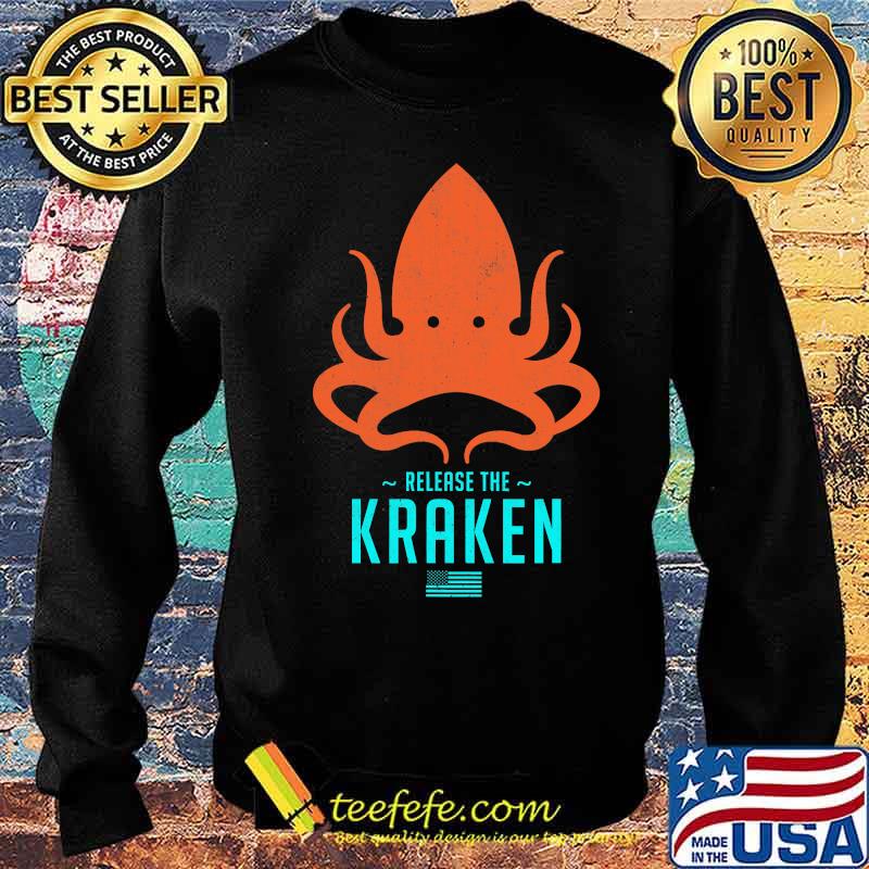 Release The Kraken Trump 2020 Election Monster Octopus Orange Usa Flag Shirt Sweater Release The Kraken Trump 2020 Election Monster Octopus Orange Usa Flag Shirt Sweater