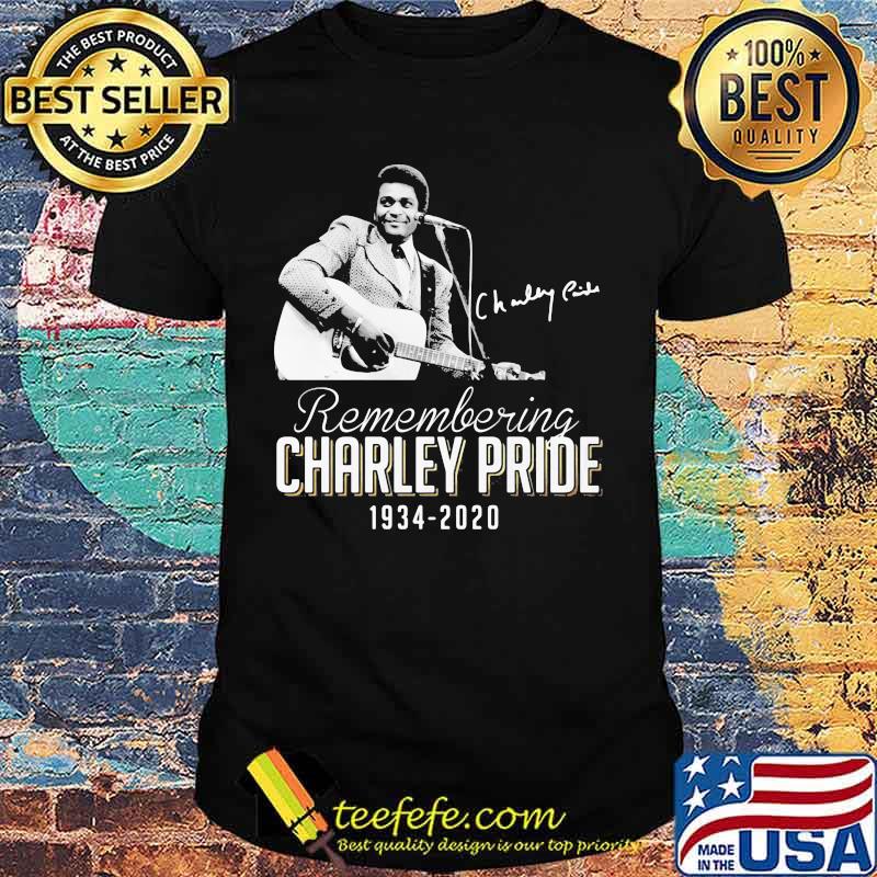 Remembering Charley Pride 1934 2020 Guitar Signature Shirt
