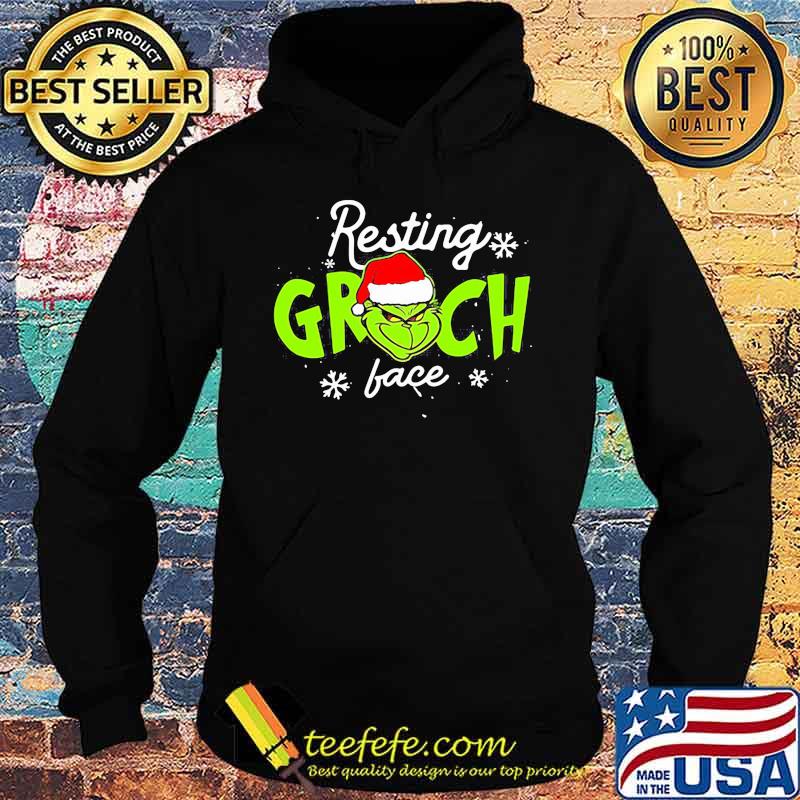 Resting Grinch Face Merry Christmas Shirt Hoodie Resting Grinch Face Merry Christmas Shirt Hoodie